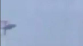 El momento del incendio.