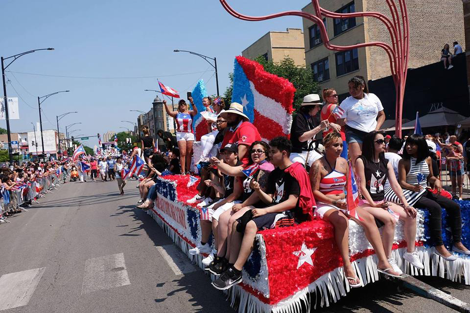 El Desfile Puertorriqueño en Chicago.