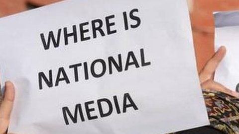 En Cachemira hubo protestas por el incidente en el mes de febrero de 2018.