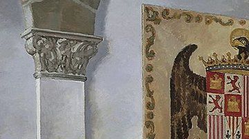 Este cuadro del siglo XV refleja cómo fue la firma del tratado de Tordesillas.