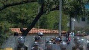 Los puentes en la zona fronteriza fueron cerrados en febrero.