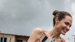 Angelina Jolie visitó Colombia para observar la ayuda a los venezolanos.