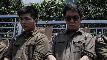 Hong Kong vivió el domingo una jornada de intensas protestas.