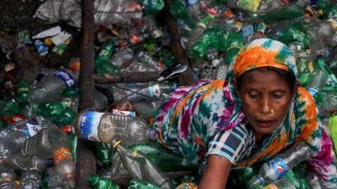 Es muy poco el plástico que puede ser reciclado.