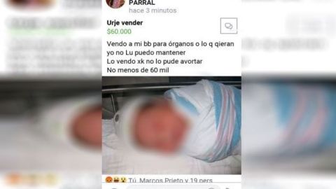 La madre argumentó que no podía hacerse cargo de ella.