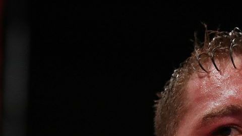 El pugilista mexicano Saúl Canelo Álvarez.