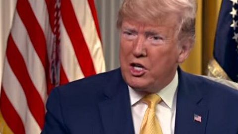 Trump mostró su experiencia ante las cámaras y dominó la entrevista