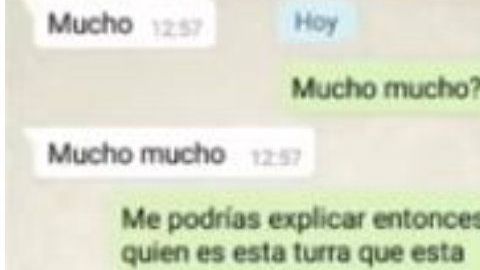 La conversación de WhatsApp se hizo viral por un youtuber.