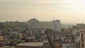Vista aérea de parte de La Habana.