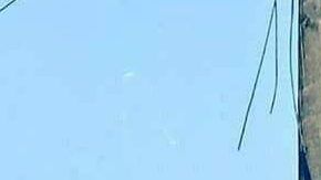 Así lucen los semáforos por el calor.