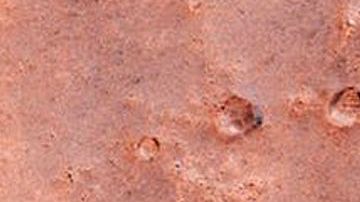 Un nuevo cráter apareció en Marte.