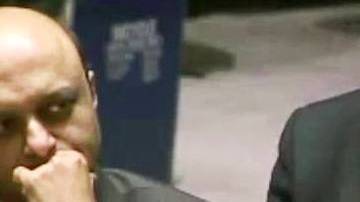 Eugène-Richard Gasana siendo embajador, en 2016