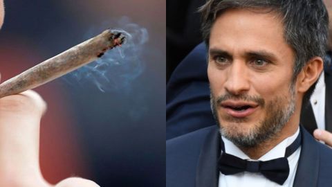 Gael García gusta de fumar marihuana.