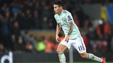 James Rodríguez permaneció dos años en el Bayern Munich, al que llegó cedido por el Real Madrid