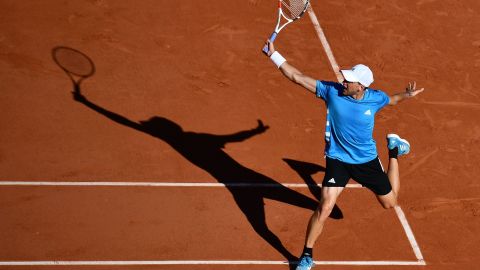 Dominic Thiem en Roland Garros.