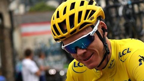 El ciclista inglés Chris Froome durante el Tour de France 2017.
