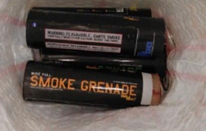 Los explosivos decomisados