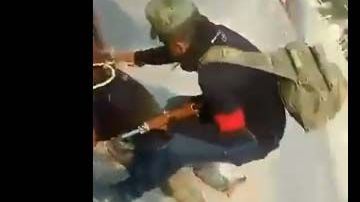 El grupo armado atacó el módulo donde se encontraban policías ciudadanos.