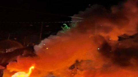 Violentas protestas en Honduras.