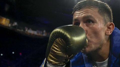 El boxeador kazajo Gennady Golovkin.