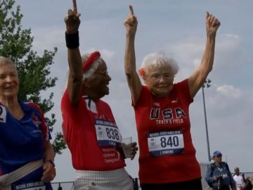 Con 103 años, Julia Hawkins impuso un nuevo récord en el atletismo mundial