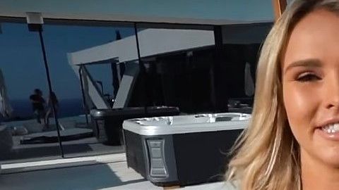 La 'espontánea' de la Champions League Kinsey Wolanski.