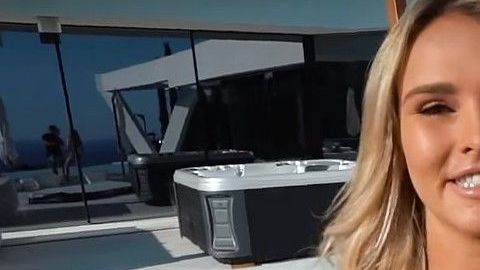 La 'espontánea' de la Champions League Kinsey Wolanski.