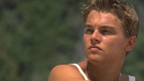 Leonardo Dicaprio en "The beach"