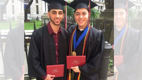 Lucas Silverio (izq.) y Jeury Martínez (dcha.) eran primos con una relación de hermanos.