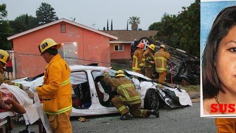 La conductora, una latina identificada como Maritza Joana Lara, 27 años.