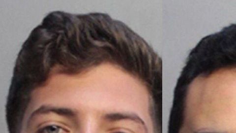 Los hombres acusados del ataque.