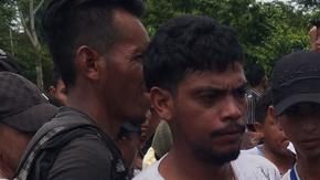 Migrantes en Chiapas.