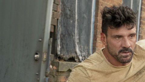 Frank Grillo y Anthony Mackie en "Point blank"