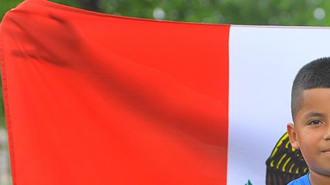 Derek Cornelio uno de los campeones del Primer Torneo de Porteros en Chicago. (Javier Quiroz / La Raza)