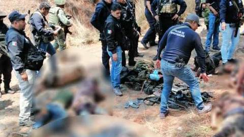 Sangriento enfrentamiento entre CJNG y los viagras deja 10 muertos en Michoacán