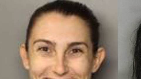 Oficial Tara O’Sullivan, y el sospechoso Adel Ramos en imágenes publicadas por el Departamento de Policía de Sacramento.