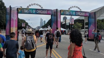 El festival de gastronomía Taste of Chicago.