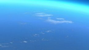 Los cambios en la apariencia del planeta son también perceptibles desde la cúpula de cristal de la Estación Espacial.