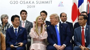 Ivanka Trump se sentó entre los líderes de los países del G20.