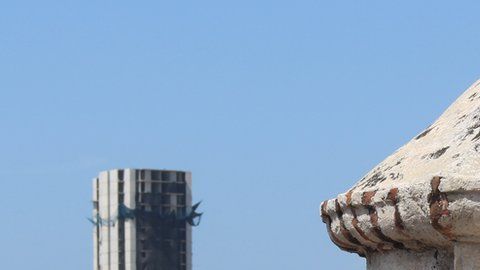 La torre Aquarela fue cuestionada por la Unesco desde 2017.