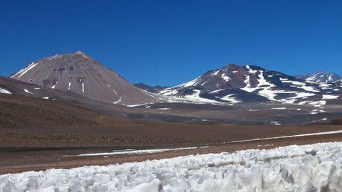 Los penitentes surgen en climas extremos.