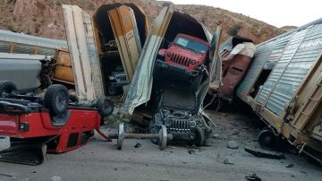 Algunos compradores de Jeep no recibirán sus camionetas a causa de este accidente de tren