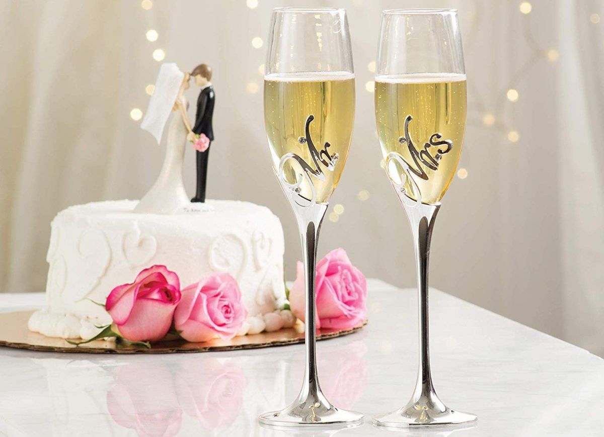 Los 5 mejores sets de copas para el brindis de tu boda