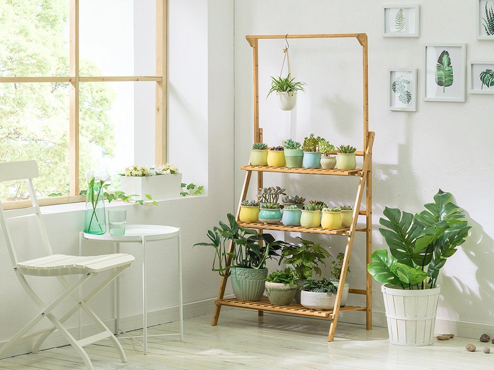 5 estantes para plantas con los que podrás tener tu propio jardín de