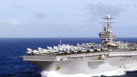 El portaviones nuclear Abraham Lincoln participará en el rescate que demande el paso del huracán Irma.