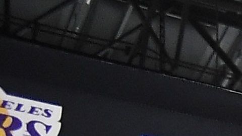 Anthony Davis en su presentación como nuevo estrella de los LA Lakers.