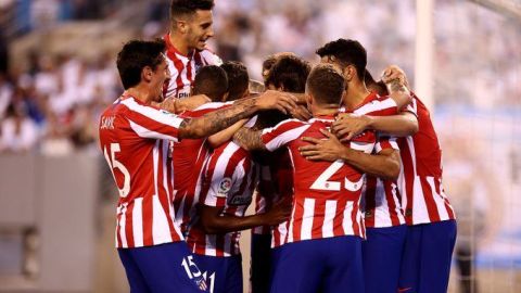 Solo hubo un equipo sobre el terreno de juego y fue el Atlético de Madrid.