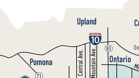 Imagen publicada por Caltrans con detalles del proyecto "60 Swarm"