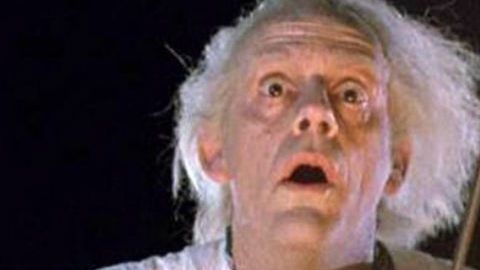 Christopher Lloyd y Michael J. Fox en "Back to the future"