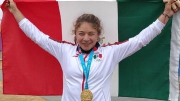 ¡Espectacular! La mexicana Beatriz Briones se lleva oro en canotaje de los Panamericanos